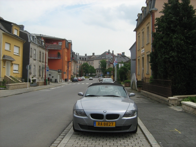 a clean and pleasant street in a luxemburg town